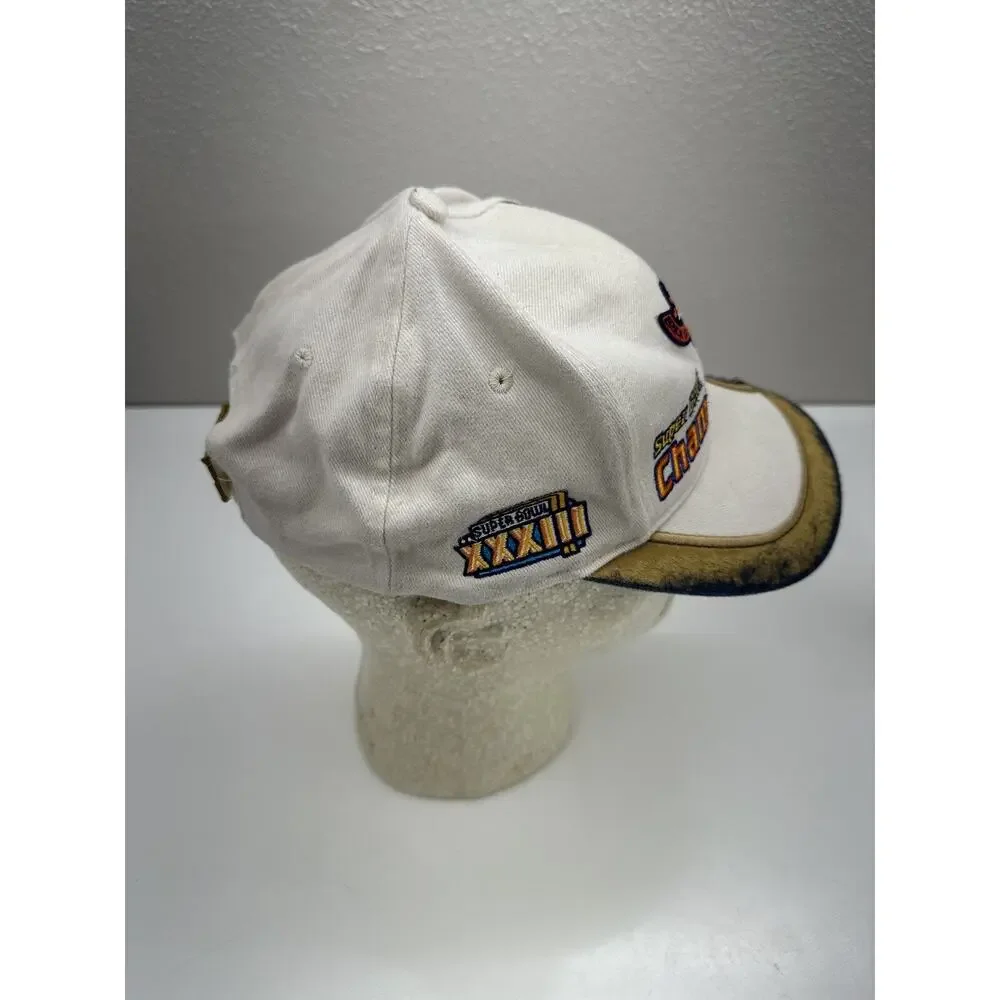 Logo Athletic NFL Hat Super Bowl XXXIII Champions Denver Broncos Back 2 Back VTG
